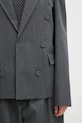 Vuneni sako JW Anderson Double Breasted Tailored siva JK0401.PG1821