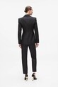 Karl Lagerfeld marynarka z dodatkiem wełny A4W14039 czarny AW25