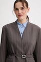 Sako s vlnou ISABELLE BLANCHE hnědá IS25FW.J043.T003