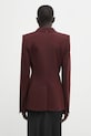 Odzież Sportmax marynarka z dodatkiem wełny COCCO 2522046042600 bordowy
