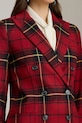 Lauren Ralph Lauren marynarka z dodatkiem wełny czerwony 200979944