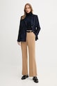 United Colors of Benetton marynarka sztruksowa 2Q5GDW03I granatowy AW25