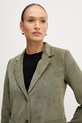 United Colors of Benetton marynarka sztruksowa zielony 2Q5GDW03I