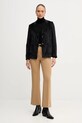 United Colors of Benetton marynarka sztruksowa 2Q5GDW03I czarny AW25
