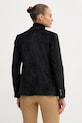 Îmbrăcăminte United Colors of Benetton sacou din velur 2Q5GDW03I negru