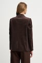 Odzież Sisley marynarka sztruksowa 29L0LW03J brązowy