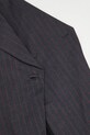 GANNI marynarka Stretch Stripe W0578 szary
