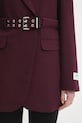 Сако GANNI Future Twill Suiting бордо W0403