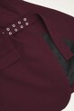 GANNI marynarka Future Twill Suiting W0403 bordowy