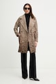 Marciano by Guess płaszcz MINA 5YGL20.7348A brązowy AW25