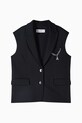 Patrizia Pepe kamizelka dziecięca A641 7S0284 czarny AW25