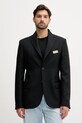 Versace Jeans Couture marynarka z dodatkiem wełny regular czarny 79GAQ706.N0136