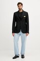 Versace Jeans Couture marynarka z dodatkiem wełny 79GAQ706.N0136 czarny AW25