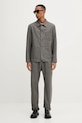 BARENA VENEZIA geacă de lână Overshirt Visal OSU5300.501 gri AW25