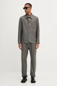 Вовняний піджак BARENA VENEZIA Overshirt Visal OSU5300.501 коричневий AW25