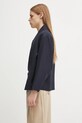 Kenzo marynarka wełniana Kimono FE65VE1409RE granatowy AW25