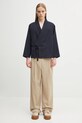 Kenzo marynarka wełniana Kimono FE65VE1409RE