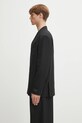 Шерстяной пиджак Kenzo Weave Kimono Tailored FF65VE1309ID чёрный AW25