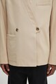 Μπουφάν με μαλλί Kenzo Adjusted Tailored μπεζ FF65VE1459RZ