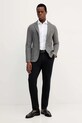 BOSS marynarka z domieszką wełny 50551528 szary AW25