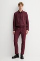 HUGO jachetă de lână 50547290 burgundia AW25