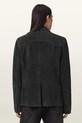 Замшевый пиджак AllSaints HORNETT чёрный M020LD