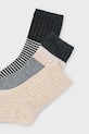 Παιδικές κάλτσες Mayoral 3-pack 10052.5J.Mini.9BYA γκρί AW25