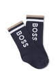 Otroške nogavice BOSS J52654 siva AW25
