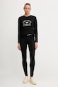 Emporio Armani Underwear legginsy lounge EW001901.AF15345 czarny AW25