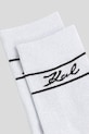 Îmbrăcăminte Karl Lagerfeld șosete 2-pack K/SIGNATURE A3W43002 alb