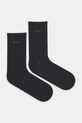 BOSS șosete 2-pack sosete lungi negru 50543398