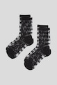 Karl Lagerfeld skarpetki 2-pack K/MONOGRAM skarpetki długie czarny A3W47032