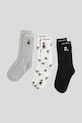 Ponožky Karl Lagerfeld KL X DISNEY 3-pak dlhé ponožky sivá A3W47051