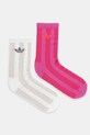 adidas Originals șosete Striped 2-pack uni roz JW2987