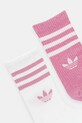 adidas Originals sosete 3-Stripes 2-pack JX5205 roz AW25