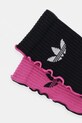 adidas Originals șosete Ruffle Crew 2-pack JX5210 negru AW25