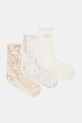 Шкарпетки adidas Originals Tie Dye Cr S 3-pack довгі шкарпетки бежевий JY0238