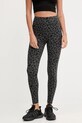Легінси для тренувань EA7 Emporio Armani з еластаном чорний AF15565.7W000564