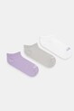 adidas skarpetki 3-pack skarpetki krótkie fioletowy JL6120