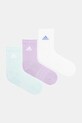 adidas șosete 3-pack sosete lungi violet JW2740