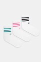 adidas șosete Essentials 3-pack sosete lungi alb JW2765