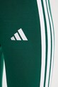Odzież adidas legginsy 3-Stripes KB7663 zielony