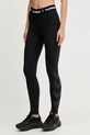 Hummel legginsy sportowe dzianina czarny 229981