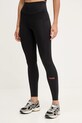 Hummel legginsy treningowe dzianina czarny 230084