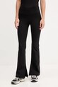 Dkny legginsy z elastanem czarny DP5P3387