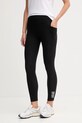 Dkny legginsy z elastanem czarny DP5P3681