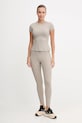 New Balance legginsy treningowe WP53152ADS beżowy AW25