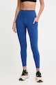 New Balance legginsy treningowe z elastanem niebieski WP51268GAB