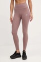 New Balance legginsy treningowe z elastanem brązowy WP51126EAS