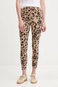 Κολάν adidas Animal πλεκτό ύφασμα μπεζ JM1865